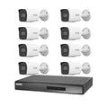 Hikvision 8 Kameralı 4 Mp ColorVu İp Güvenlik Kamera Seti DS-2CD1047G2H-LIUF (Dahili Mikrofonlu)