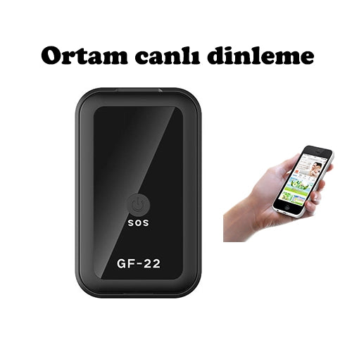 ALHOPLUS Gps Takip ve Ortam Dinleme Cihazı/ GF22
